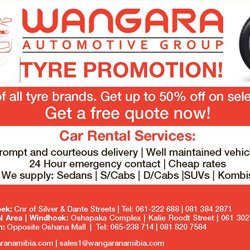 Tyres offer in Namibia